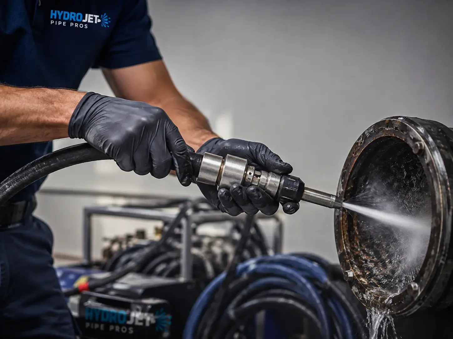 Hydro Jet Pipe Descaling in Crescent Mills, CA